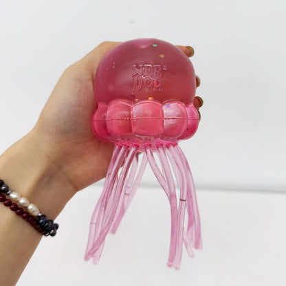 8*15cm NeeDoh Style Jumbo Size Jelly Fish Squishy Jellyfish Fidget Toy for Anxiety Relief-CNLCA