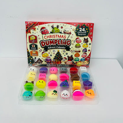 25Pack Christmas Mystery Dumpling Advent Calendar Blind Box Mini Dumpling Advent Calendar Squishy Surprise Box-CNLCA