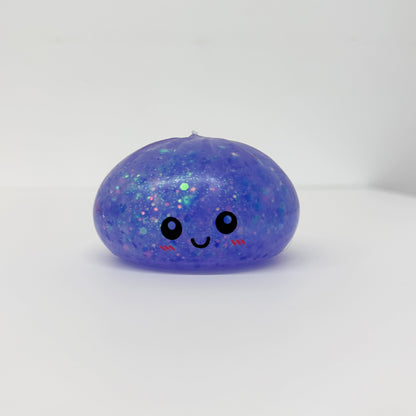 8.5cm 6 Colors Realistic Pectin Steamed Bun Glitter Dumpling Squishy Toys Stress Relief Fidget Toy-CNLCA