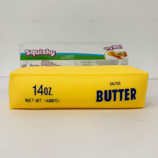 36 Pack Large 21cm Flour-filled TPR Jumbo Giant Yellow Butter Bar Squishy Ultra Soft Stress Relief Fidget Toy for Kids Adults with Gift Box-CNLCA