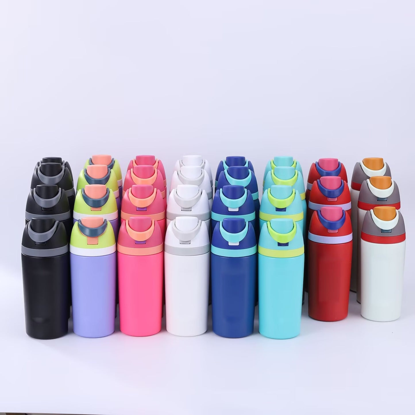 16oz Owala Style Kids Water Bottles Leak Proof Lids for Laser Engraving-CNLCA