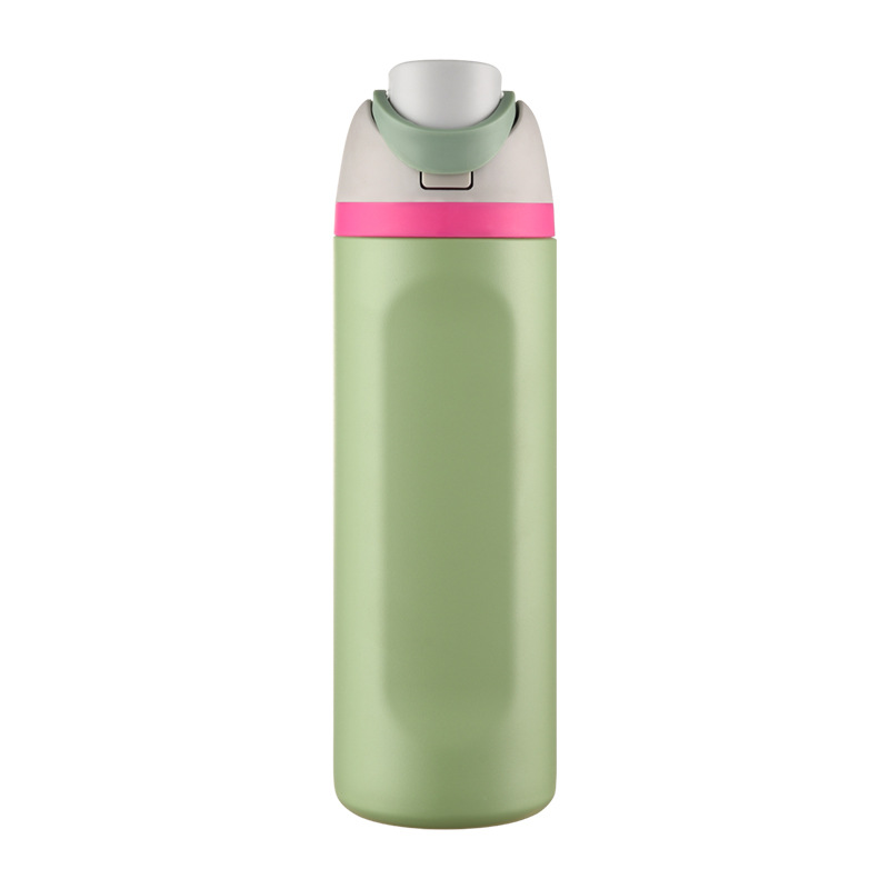 Pick Colors 24oz Owala Style Flip Straw Lid Insulated Stainless Steel Sports Water Bottle for Laser Engrave-CNLCA