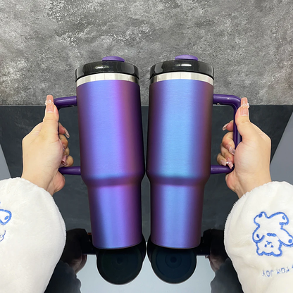 40oz H2.0 Prism Style Peptide Violet Plating Quencher Trek Tumblers Mug For Laser Engraving -CNLCA