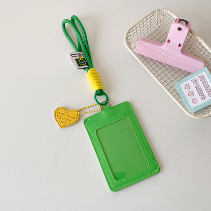Colorful Company Name Work ID Card Holder Student Card Case-CNLCA