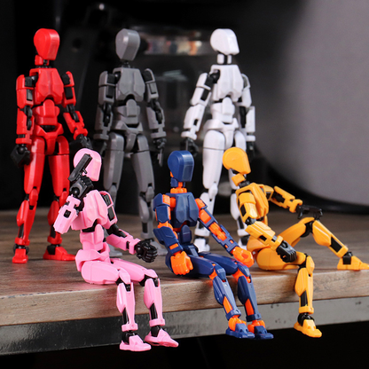 Dummy 13 Lucky 13 Style Articulated Robot Figure Toys Versatile Doll 3D Printed Multi-Joint Movable Mannequin Creative Decompression Toy for Adults & Kids-CNLCA
