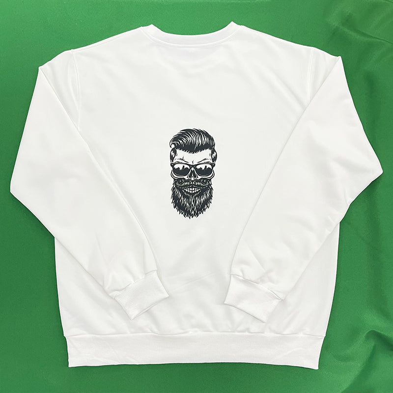 USA Warehouse HOODIES White Blank Sublimation Blanks Men Women Round Neck Sweatshirt Mix Sizes-CNLCA