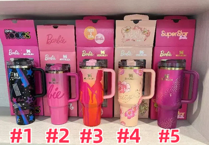 40oz Dream Barbie Collection Stanley-Style Quencher Tumbler -CNLCA