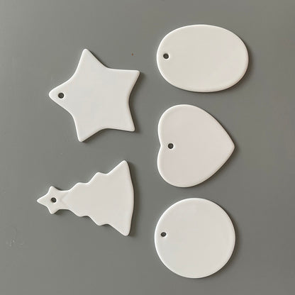 Christmas Holiday Ceramic MDF Aluminium Ornaments_USLCA