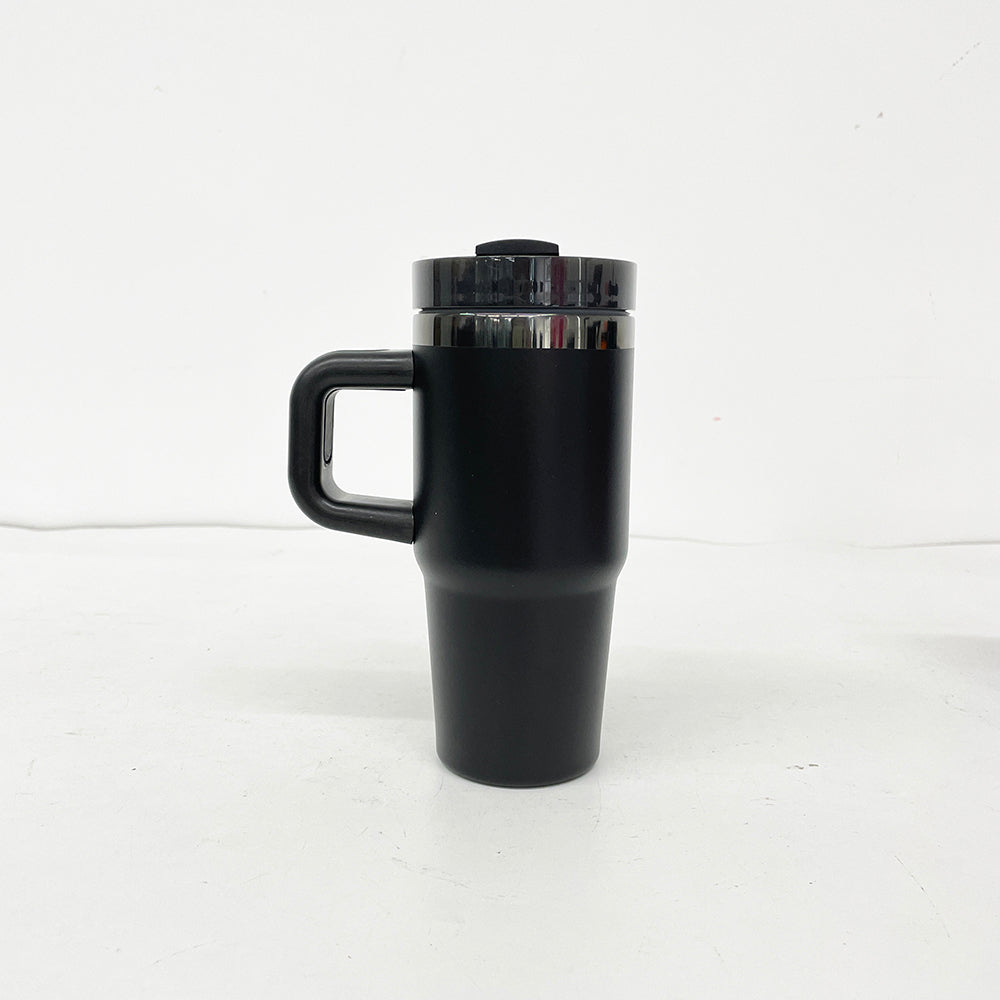 14oz Black Mirror Underneath Powder Coated Kids Baby Tumblers for Laser Engrave-CNLCA