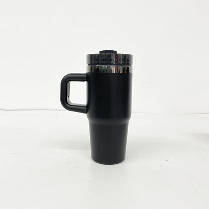 14oz Black Mirror Underneath Powder Coated Kids Baby Tumblers for Laser Engrave-CNLCA