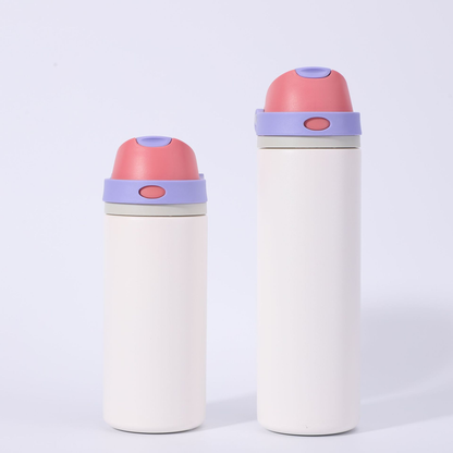 19oz 550ml/ 25oz 750ml Sports Handle Flip Straw Lid Stainless Steel Insulated Owala Style Water Bottle Double Drinking Tumbler for Laser Engrave-CNLCA