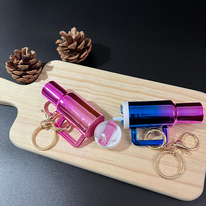 40oz Stanley Style Tumbler Shaped Ombre Colors Keychain Tumbler Accessories-CNLCA