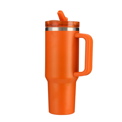 40oz New Color Autumn Winter Protour Flip Straw Lids Stainless Steel Tumbler for Laser-CNLCA