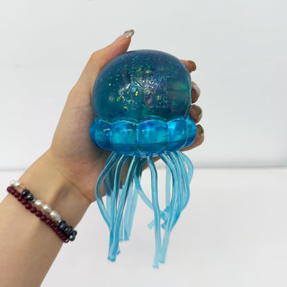 8*15cm NeeDoh Style Jumbo Size Jelly Fish Squishy Jellyfish Fidget Toy for Anxiety Relief-CNLCA