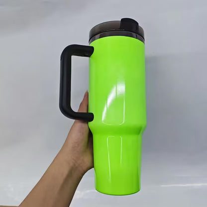 H2.0 40oz Black Underneath Neon Color Quencher Tumblers For Sublimation /Laser Engrave -CNLCA