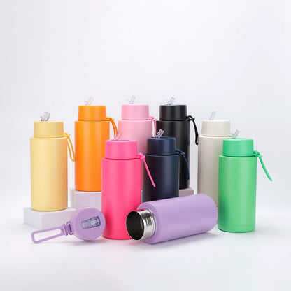 Powder Coated 34oz Tumbler Water Bottle-CNLCA