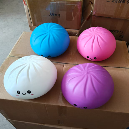 25cm Jumbo Steamed Bun Squishy Toy Large Size Giant Baozi Dumpling Squeeze Fidget Toy-CNLCA