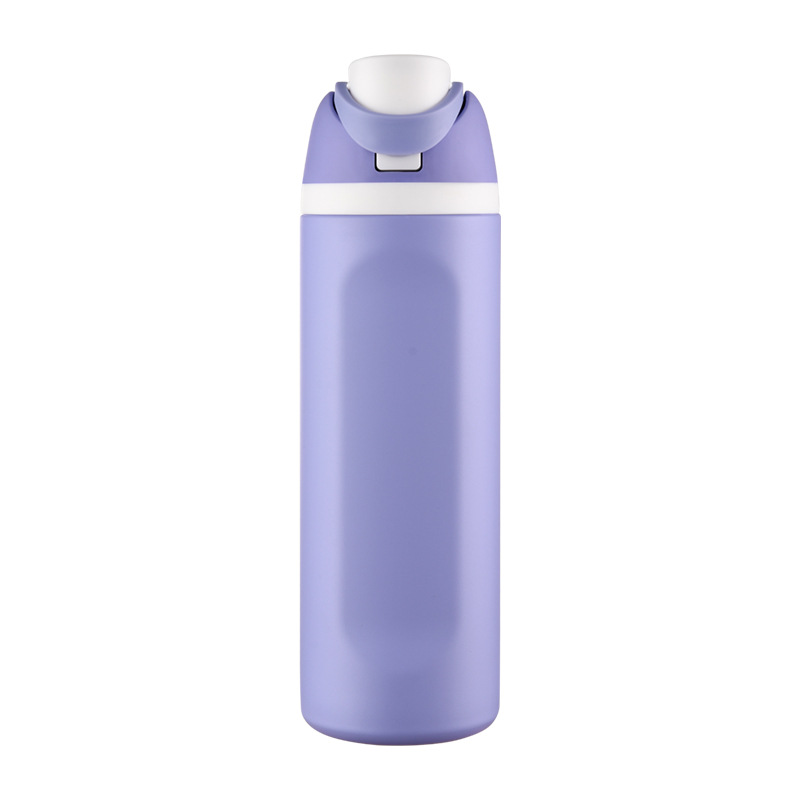 Pick Colors 24oz Owala Style Flip Straw Lid Insulated Stainless Steel Sports Water Bottle for Laser Engrave-CNLCA