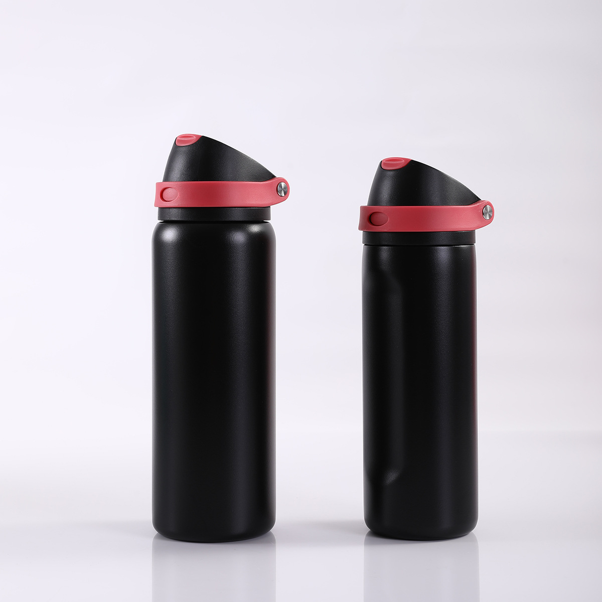 20oz 600ml/ 30oz 900ml Sports Handle Flip Straw Lid Stainless Steel Insulated Owala Style Water Bottle Double Drinking Tumbler for Laser Engrave-CNLCA