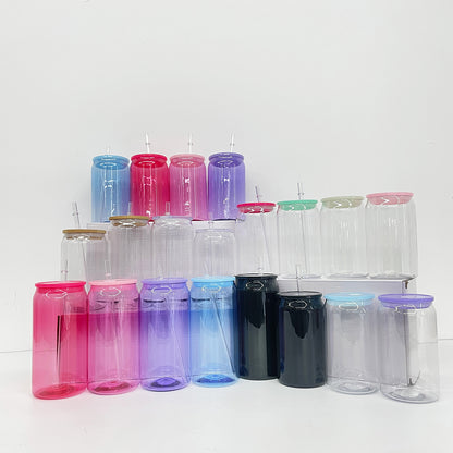 20oz Clear Color Plastic Acrylic Can Cup -CNLCA