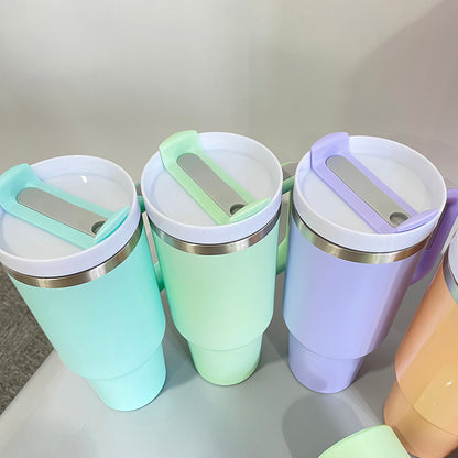 40oz Blank Sublimation Maracon H2.0 40oz Coffee Travel Mugs Tumblers With Plastic Straw 25pc-USLCA