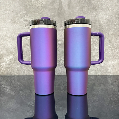 40oz H2.0 Prism Style Peptide Violet Plating Quencher Trek Tumblers Mug For Laser Engraving -CNLCA