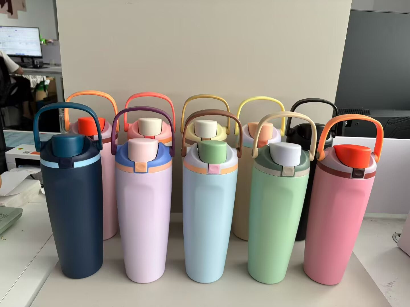 30oz Owala Style Portable Bungee Cup Sport Tumbler with Locking Lid For Laser Engrave-CNLCA