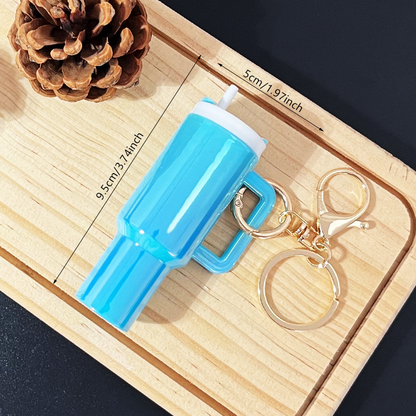 40oz Stanley Style Tumbler Shaped Ombre Colors Keychain Tumbler Accessories-CNLCA