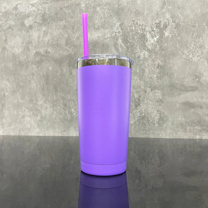 🖤🖤20oz Powder Coated Black Plated Underneath Tumbler Mug For Laser Engraving-CNLCA