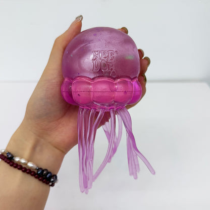 8*15cm NeeDoh Style Jumbo Size Jelly Fish Squishy Jellyfish Fidget Toy for Anxiety Relief-CNLCA