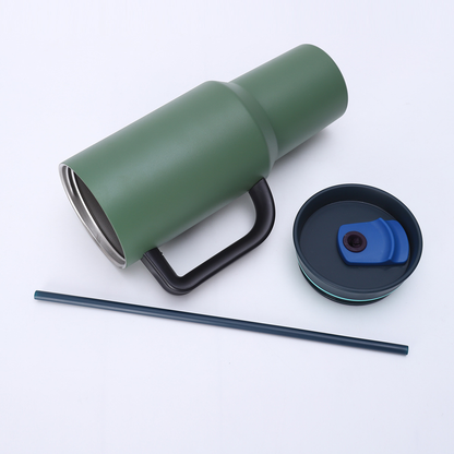 40oz Owala Style Quencher Tumbler with Handle For Laser Engraving-CNLCA