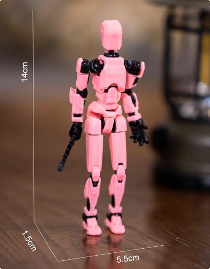 Dummy 13 Lucky 13 Style Articulated Robot Figure Toys Versatile Doll 3D Printed Multi-Joint Movable Mannequin Creative Decompression Toy for Adults & Kids-CNLCA