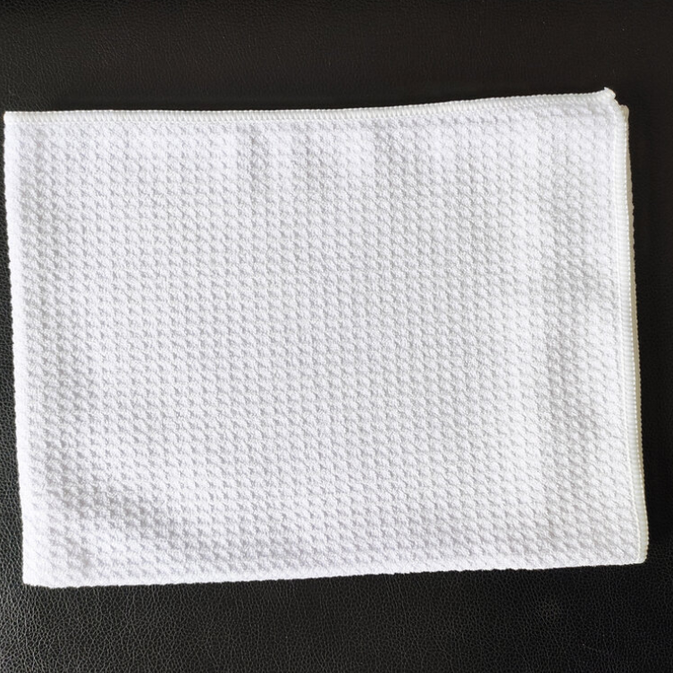 300gsm Quick-absorbent Blank Subliamtion Towel 40x60cm Polyester Waffle Pattern Tea Towel Hand Towel-CNLCA