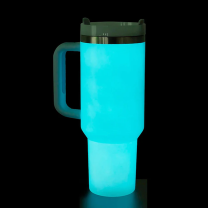40oz H2.0 Blank Sublimation Glow In Dark Halloween Tumbler With Lid And Straw -CNLCA