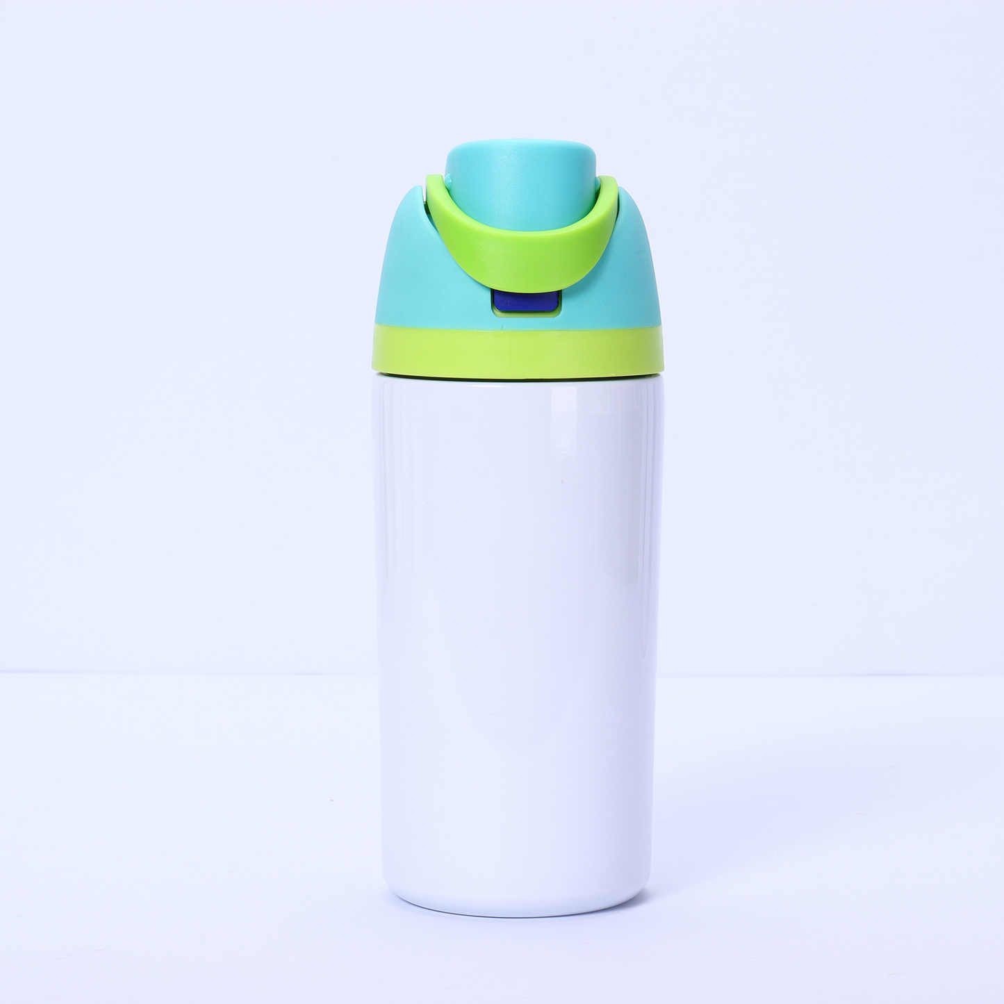 16oz/19oz/24oz/32oz Flip Straw Lid White Sublimation Stainless Steel Sports Owala Style Water Bottle-CNLCA