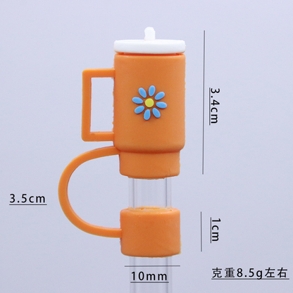 Stanley Style 10mm Straw Toppers Dust-proof Plug Straw Caps for Tumbler-CNLCA