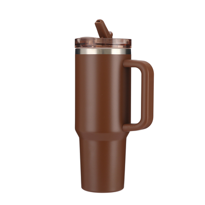 40oz New Color Autumn Winter Protour Flip Straw Lids Stainless Steel Tumbler for Laser-CNLCA