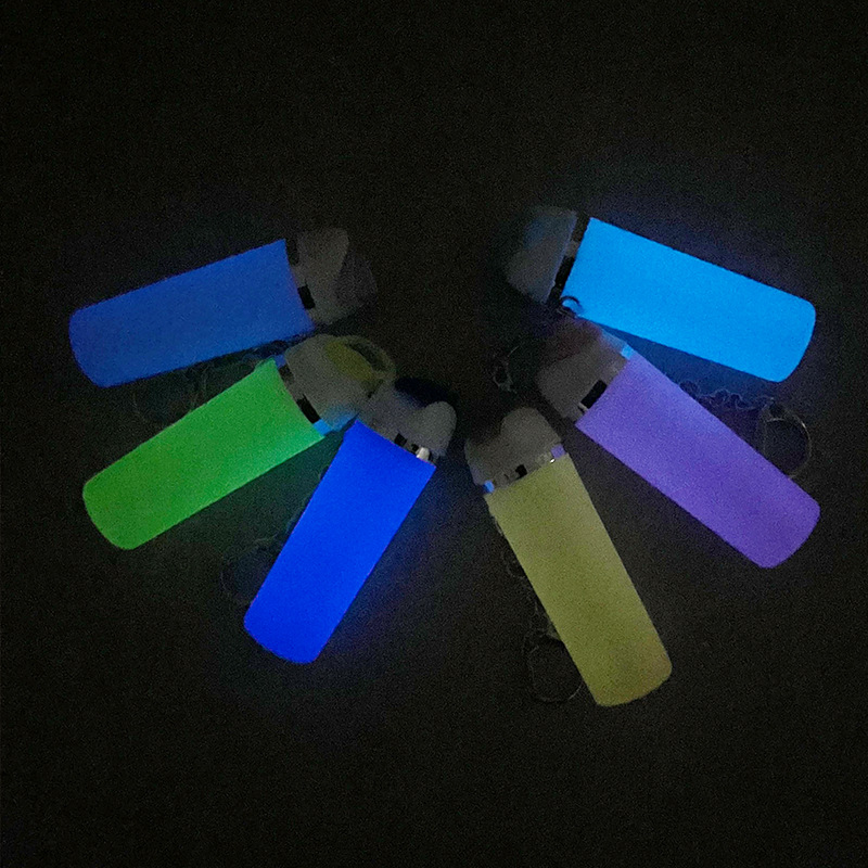 Owala Style Tumbler Shaped Glow In The Dark Keychain Tumbler Accessories Keyring-CNLCA