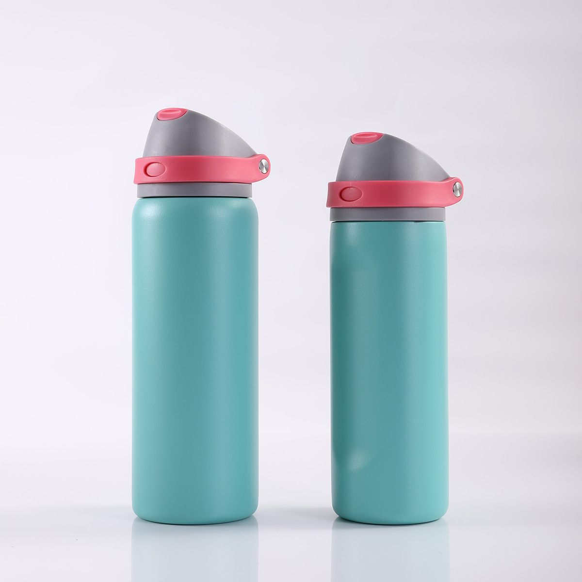 20oz 600ml/ 30oz 900ml Sports Handle Flip Straw Lid Stainless Steel Insulated Owala Style Water Bottle Double Drinking Tumbler for Laser Engrave-CNLCA