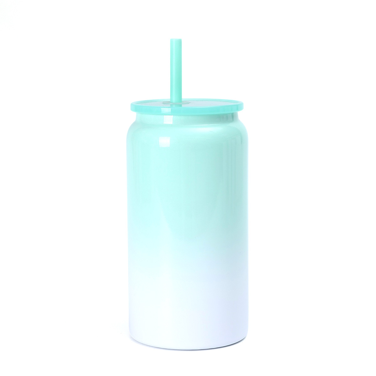 16oz Ombre Color Double Wall Stainless Steel Can Tumbler-CNLCA