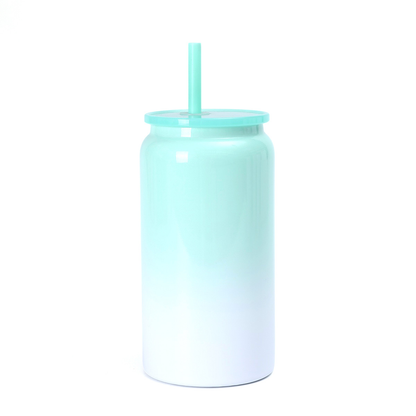 16oz Ombre Color Double Wall Stainless Steel Can Tumbler-CNLCA