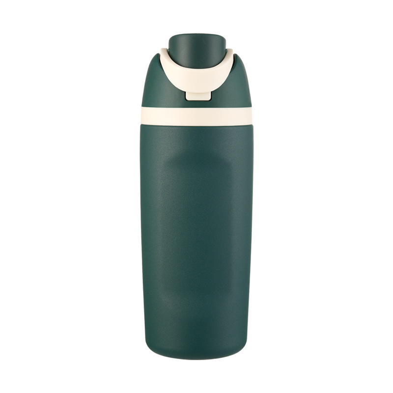 Pick Colors 16oz Owala Style Flip Straw Lid Insulated Stainless Steel Sports Water Bottle for Laser Engrave-CNLCA