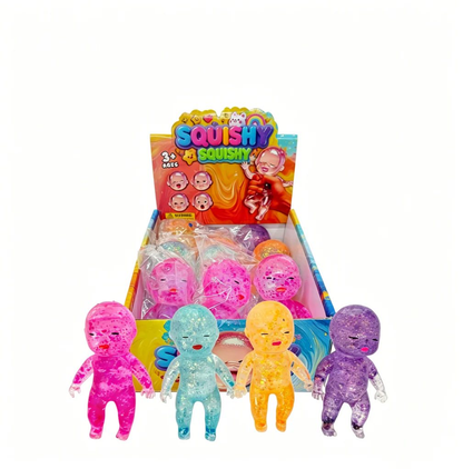 72Pack 14cm Glitter Natasha Doll Maltose Slow Rising Soft Squeeze Toys Stress Relief Squishy Toy-CNLCA