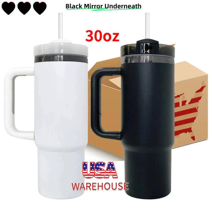 30oz Purple Black Plated Underneath Powder Coated Green Color Quencher Tumblers For Laser Engrave -CNLCA