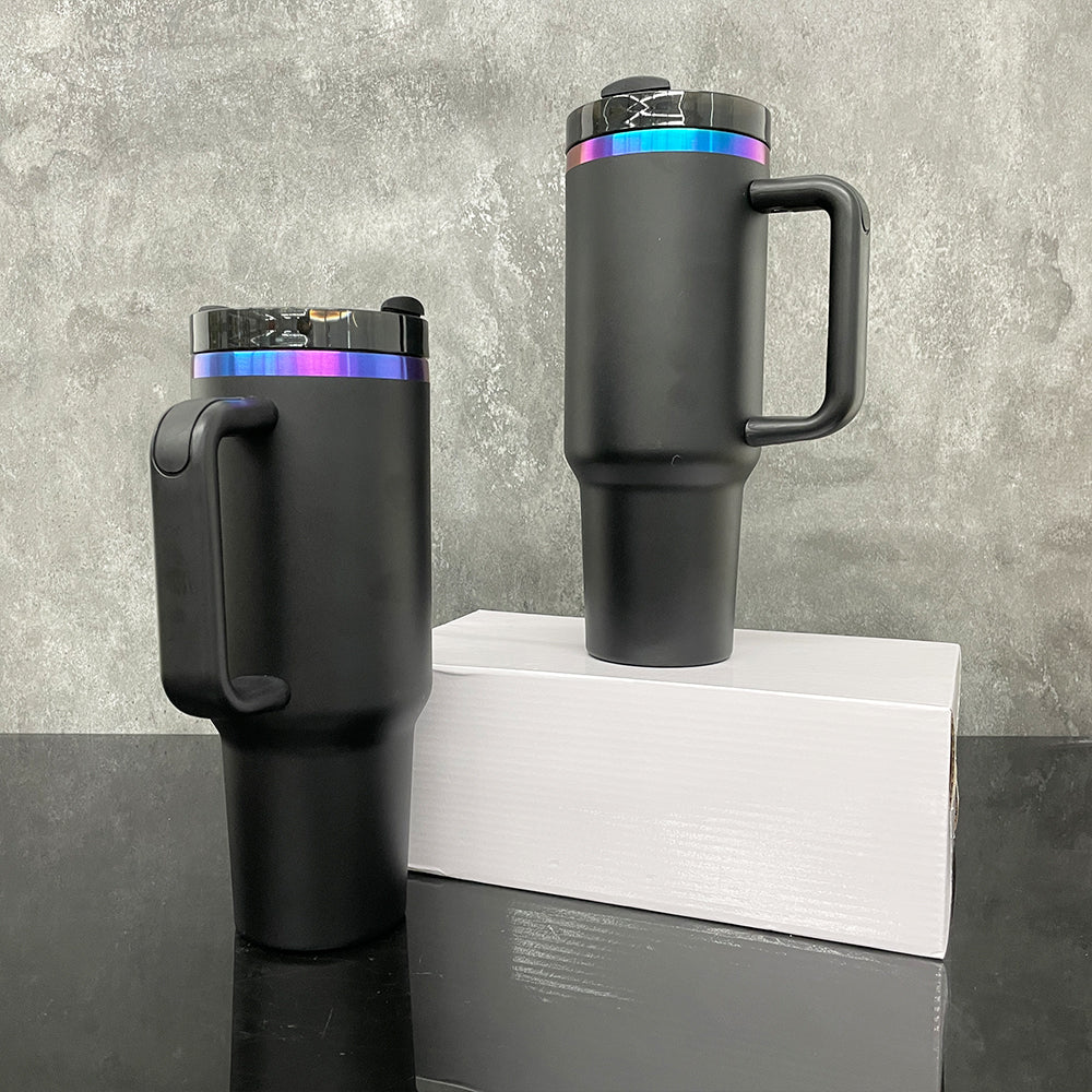 4Pack/8Pack/12Pack 2.0 40oz Chroma Purple-blue Plated Quencher Tumbler For Laser Engraving-CNLCA