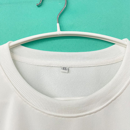 USA Warehouse HOODIES White Blank Sublimation Blanks Men Women Round Neck Sweatshirt Mix Sizes-CNLCA