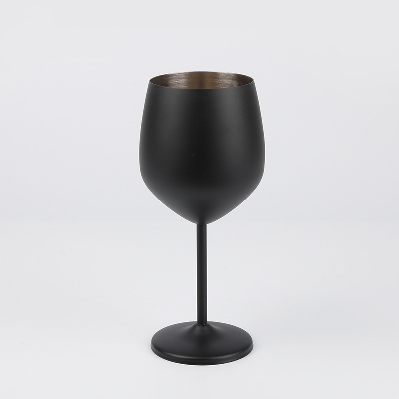 18oz Stainless Steel Electroplated High-legged Red Wine Cup and Champagne Glass Burgundy Wine Tumbler For Laser-CNLCA