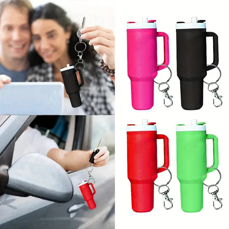 40oz Stanley Style Tumbler Shaped Keychain Tumbler Accessories Keyring-CNLCA