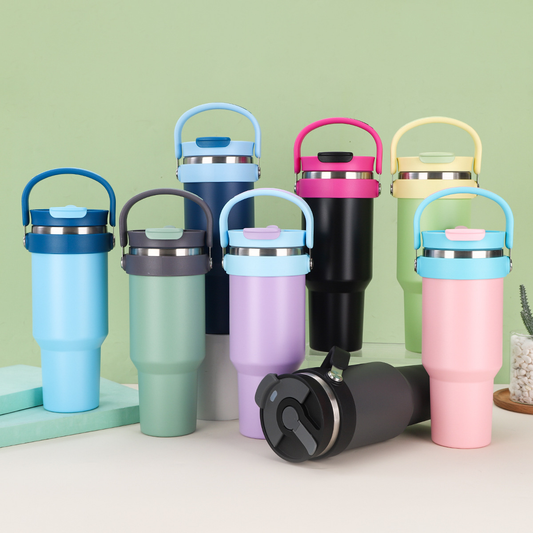 Outdoor 40oz Portable Stainless Steel Vacuum Insulated Tumbler Double Drinking Straw Cup for Laser-CNLCA