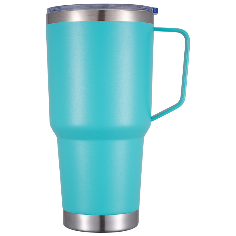 20oz 30oz Powder Coated Tumbler with Handle for Laser Engraving-CNLCA